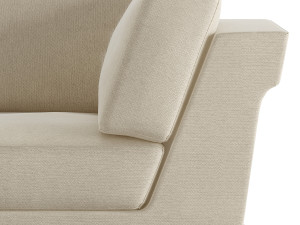 Patt Sofa Corner by Charles Tassin - Pierre Frey 3D Model