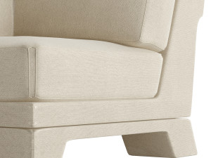 Patt Sofa Corner by Charles Tassin - Pierre Frey 3D Model