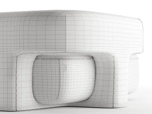Litho sofa by Guillaume Delvigne - Pierre Frey 3D Model