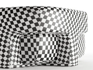 Litho sofa by Guillaume Delvigne - Pierre Frey 3D Model