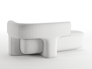 Litho sofa by Guillaume Delvigne - Pierre Frey 3D 模型