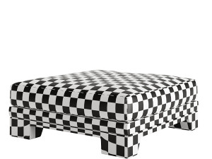 Patt Sofa Ottomano by Charles Tassin - Pierre Frey 3D मॉडल