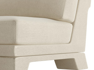 Patt Sofa Single by Charles Tassin - Pierre Frey 3D 模型