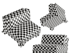 Patt Sofa Single by Charles Tassin - Pierre Frey 3D 模型