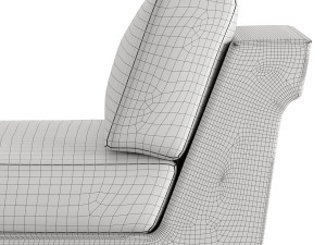 Patt Sofa Single by Charles Tassin - Pierre Frey 3D 模型