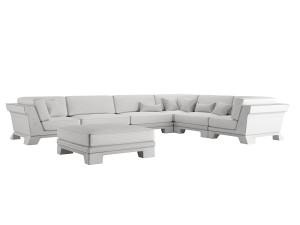 Patt Sofa by Charles Tassin - Pierre Frey 3D Modell