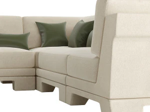 Patt Sofa by Charles Tassin - Pierre Frey 3D Model