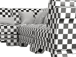 Patt Sofa by Charles Tassin - Pierre Frey 3D Modell