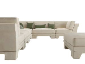 Patt Sofa by Charles Tassin - Pierre Frey 3D Modell