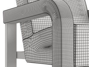 Pavillon Armchair by Georges Djo Bourgeois - Pierre Frey Modello 3D