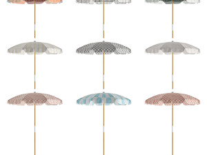 The Amalfi Umbrellas by Business and Pleasure 3D Model