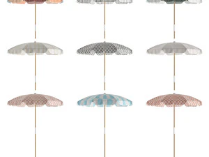 The Amalfi Umbrellas by Business and Pleasure 3D Model