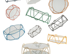 The Rattan Ribbon Table by Soane Britain 3Dモデル