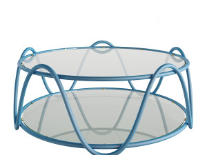 The Rattan Ribbon Table by Soane Britain 3D Model