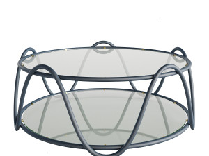 The Rattan Ribbon Table by Soane Britain 3D Model