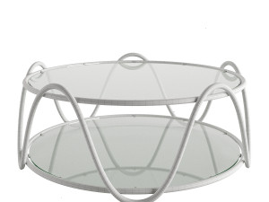 The Rattan Ribbon Table by Soane Britain 3D Model