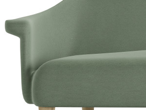 Vintage Sofa inspired in Brantwood Armchair 3D 模型