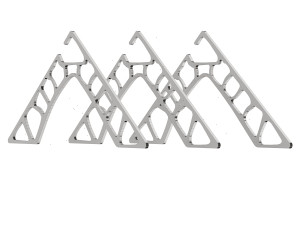 Obsidian Black Voronoi hanger by Blanked Studios Modèle 3D