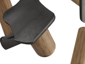 Industrial Wall Hooks by Blanked Studios 3D मॉडल