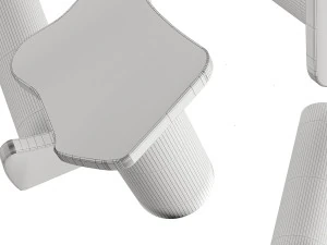 Industrial Wall Hooks by Blanked Studios 3D Model