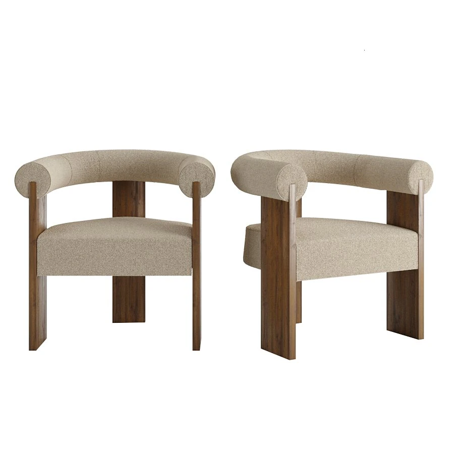 Eldon Chair by Soho 3D Model .c4d .max .obj .3ds .fbx .stl .blend 