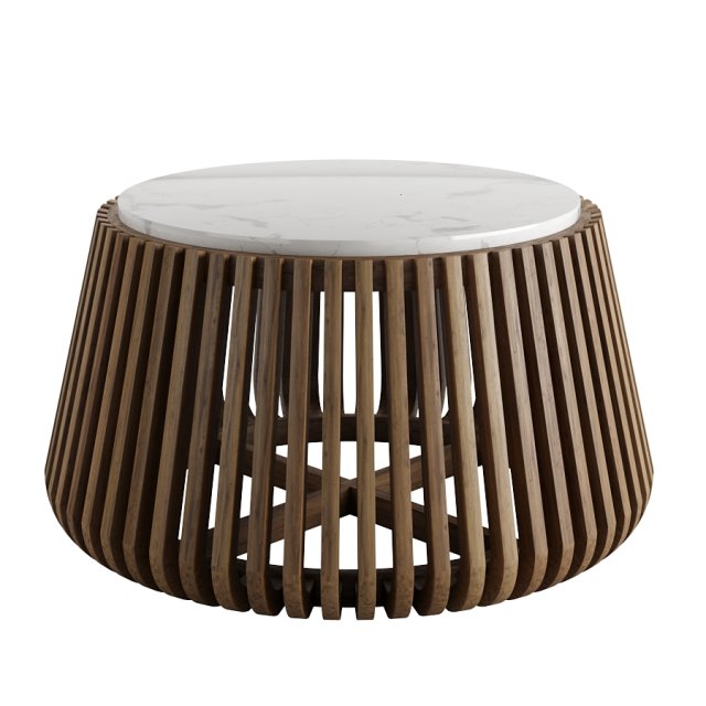 Manga coffee table by Arboretto 3D Model .c4d .max .obj .3ds .fbx .stl .blend 