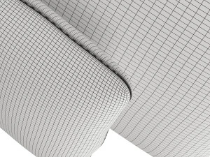 Pillows with ramp texture 3D Model