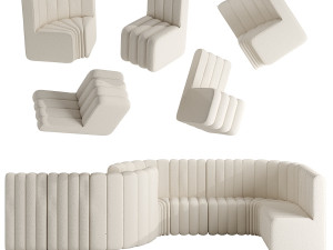 Modular Sofa by Norr11 3D Model