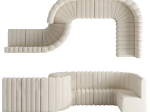 Divano modulare di Norr11 Modello 3D