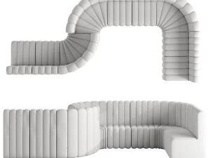 Divano modulare di Norr11 Modello 3D