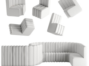 Modular Sofa by Norr11 Model 3D