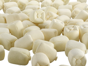 Arctic Ivory Throw Pillow By Crate Barrel 3Dモデル
