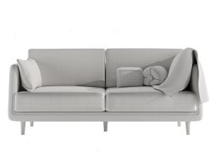 Lisbon Sofa by Homa Modello 3D
