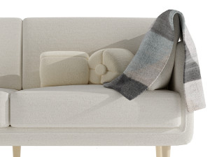 Lisbon Sofa by Homa Modello 3D