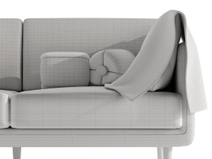 Lisbon Sofa by Homa Modello 3D