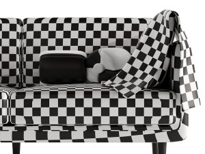 Lisbon Sofa by Homa Modello 3D