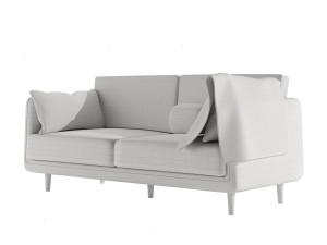 Lisbon Sofa by Homa Modello 3D