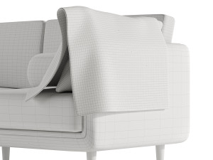 Lisbon Sofa by Homa Modello 3D