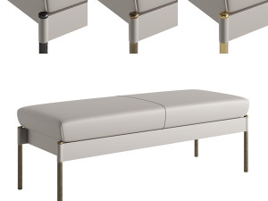 The Crillon Bench Small by Soane Britain 3D Model