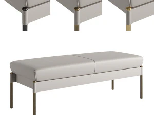 The Crillon Bench Small by Soane Britain 3D Model