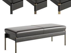 The Crillon Bench Small by Soane Britain 3D Model