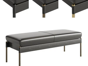 The Crillon Bench Small by Soane Britain 3D Model