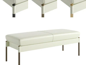 The Crillon Bench Small by Soane Britain 3D Model
