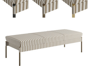 The Crillon Bench Small by Soane Britain 3D 模型