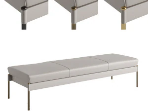 The Crillon Bench Small by Soane Britain 3D Model
