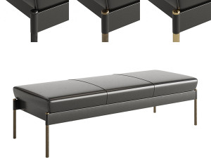 The Crillon Bench Small by Soane Britain 3D 模型