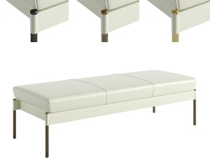 The Crillon Bench Small by Soane Britain 3D 模型