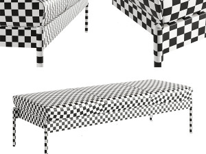 The Crillon Bench Small by Soane Britain 3D 模型