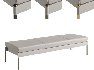The Crillon Bench Large by Soane Britain 3D Model