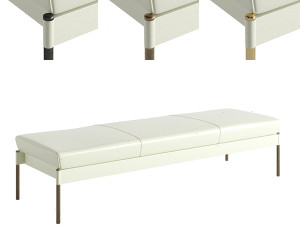 The Crillon Bench Large by Soane Britain 3D Model